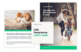 Life insurance landing page design template to capture leads. Life Happens Pro