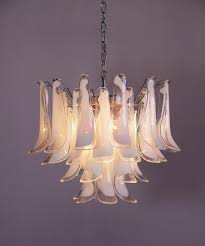 Murano Vintage Glass Chandelier With