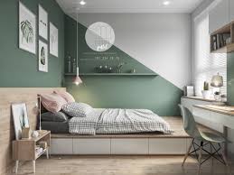 green white bedroom interior design ideas
