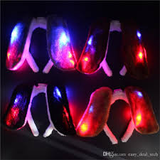 2020 New Led Flashing Dog Ears Headband Plush Dogs Light Up Hairband Hair Accessories Glow Party Supplies H834 From Easy Deal Tech 1 39 Dhgate Com