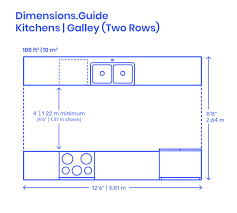 Two row galley kitchen layouts are space efficient designs that combine kitchen fixtures into a pair of optimized linear bars. Pin On Layouts