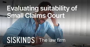 when should i sue in small claims court
