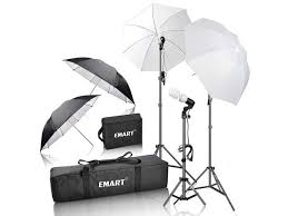 Emart 600w Photography Photo Video Portrait Studio Day Light Umbrella Continuous Lighting Kit Newegg Com