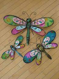 dragonfly metal wall art