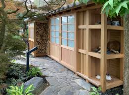 Custom Built Japanese Garden Storage
