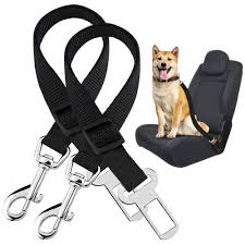 2pk Pet Dog Seat Belt Adjustable