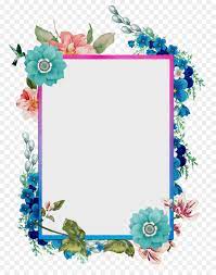 background flowers frame png