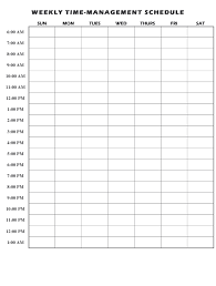 Time Management Chart Template Jasonkellyphoto Co