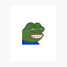 As a streamer or gamer you have to know about this emote. Pepelaugh Emote Frosch Fotodruck Von Kingclothes Redbubble