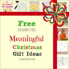 Free Or Almost Free Christmas Gift Ideas