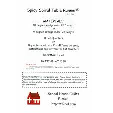 I ran across this pattern triangle frenzy and have had. Spicy Spiral Table Runner Spicy1