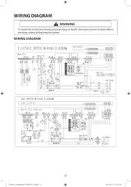 Refer to section 10 of this manual. Wiring Diagram Warning Samsung Dv448aep Xaa User Manual Page 12 12