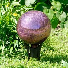 Achla Garden Gazing Globe Plum Le
