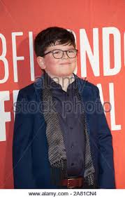 Davis stars as the titular jojo in the satirical flick set in germany during world war ii. Archie Yates Seen Arriving For Jojo Rabbit Premiere At London Film Festival Odeon Leicester Square London 03 09 19 Stock Photo Alamy