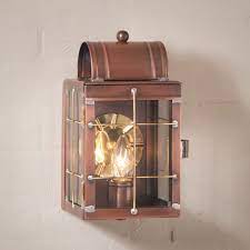 Wall Lantern In Antique Copper