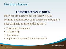 Literature Review  Developing a Conceptual Framework to Assess the    