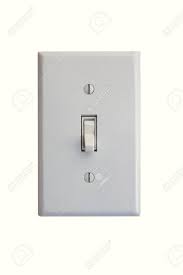 A Single Toggle Light Switch On An Isolated Background Stock Photo Picture And Royalty Free Image Image 4584854