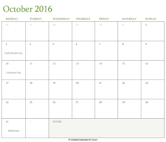 Fillable Printable Calendar Awesome October 2015 Pdf Parttime Jobs