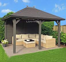 Wooden Gazebo With Sides Lugarde Com