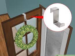 4 ways to hang a wreath on a storm door