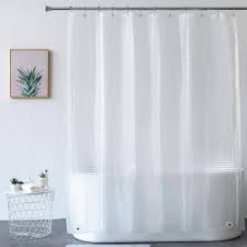 They also give you privacy without blocking all the light. 2021 Bathroom Accessories Bath Curtain Heavy Duty 3d Eva Clear Shower Curtain Liner Set For Bathroom Waterproof Curtains From Wwdh1234 22 37 Dhgate Com