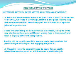 Cover Letter Vs Personal Statement Magdalene Project Org