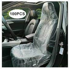 100pcs Disposable Seat Covers Clear