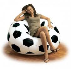 inflatable soccer ball sofa from