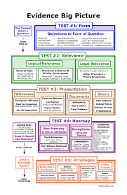 Evidence Big Picture Flowchart Criminal Procedure Exam