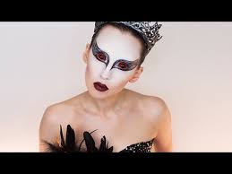 black swan halloween makeup you