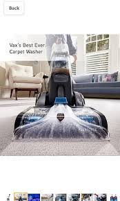 vax platinum smartwash carpet cleaner