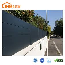 Fence Panels Aluminium Black Powder