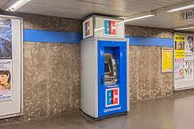 Hier sind wir für sie da. Geldautomat U Bahn Goetheplatz Raiffeisenbank Munchen Sud