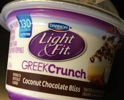 Light Fit Greek Crunch Coconut Chocolate Bliss Dannon 1