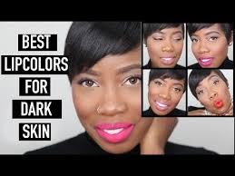 best lipstick colors for dark skin