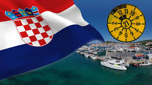 Boy's face, looking at camera, cropped view with digitally placed croatia flag on his face. New Regime For Vessels Flying The Croatian Flag Croatia Extends The Boat Tuv Seahelp Ihr Pannendienst Auf See