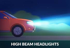high beam headlights