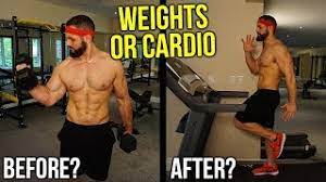 cardio before or after weight training