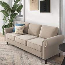 Polyester Rectangle Upholstered Sofa