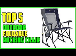 outdoor foldable rocking chair