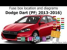 fuse box location and diagrams dodge