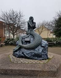 Mermaid Statue Along Victoria Street