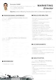 Marketing Manager Resume Template Sales And Marketing Manager Resume