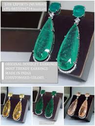 doublet stone earrings manufacturers