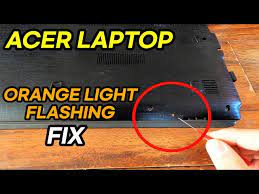 orange light blinking flashing fix