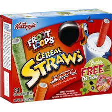 froot loops cereal straws cereal