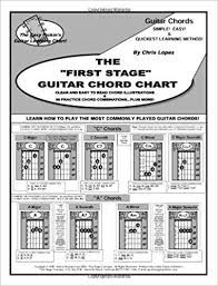 The First Stage Guitar Chord Chart Learn How To Play The