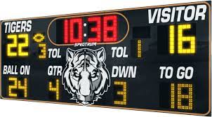 Online scoreboard to monitor football matches, the most popular sport in the world. Football Scoreboard Manufacturer Texas Led Football Scoreboard Spectrum Scoreboards