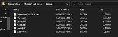 using powers to backup a sql server