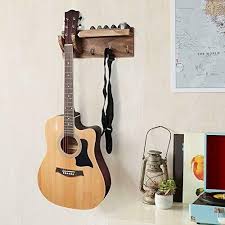 Wooden Guitar Hanger Holder Wall Mount